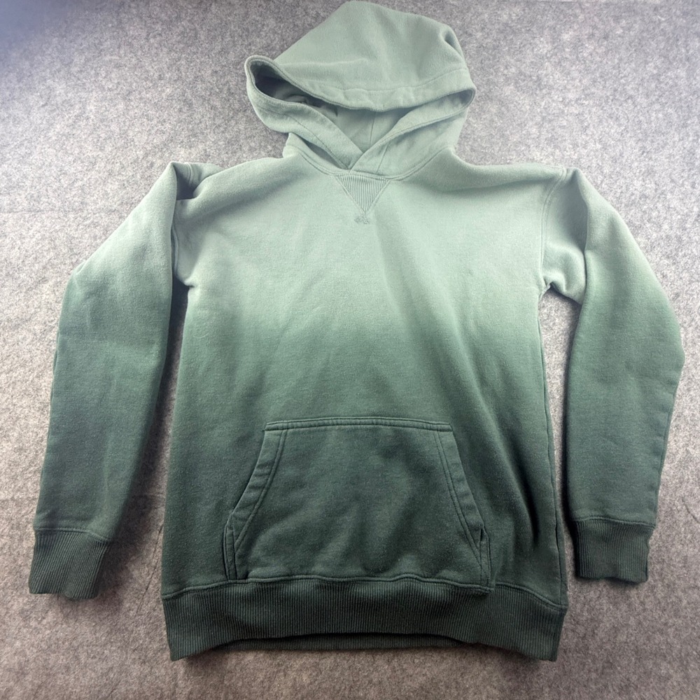 Abercrombie Kids A&F Essentials Green Ombre Hoodie Sweatshirt 13/14 (Women XS-S)